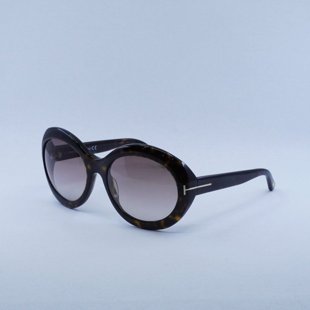 🕶️ New Tom Ford Liya02 FT0918 52F Sunglasses - Dark Havana Frame -Lowest price!